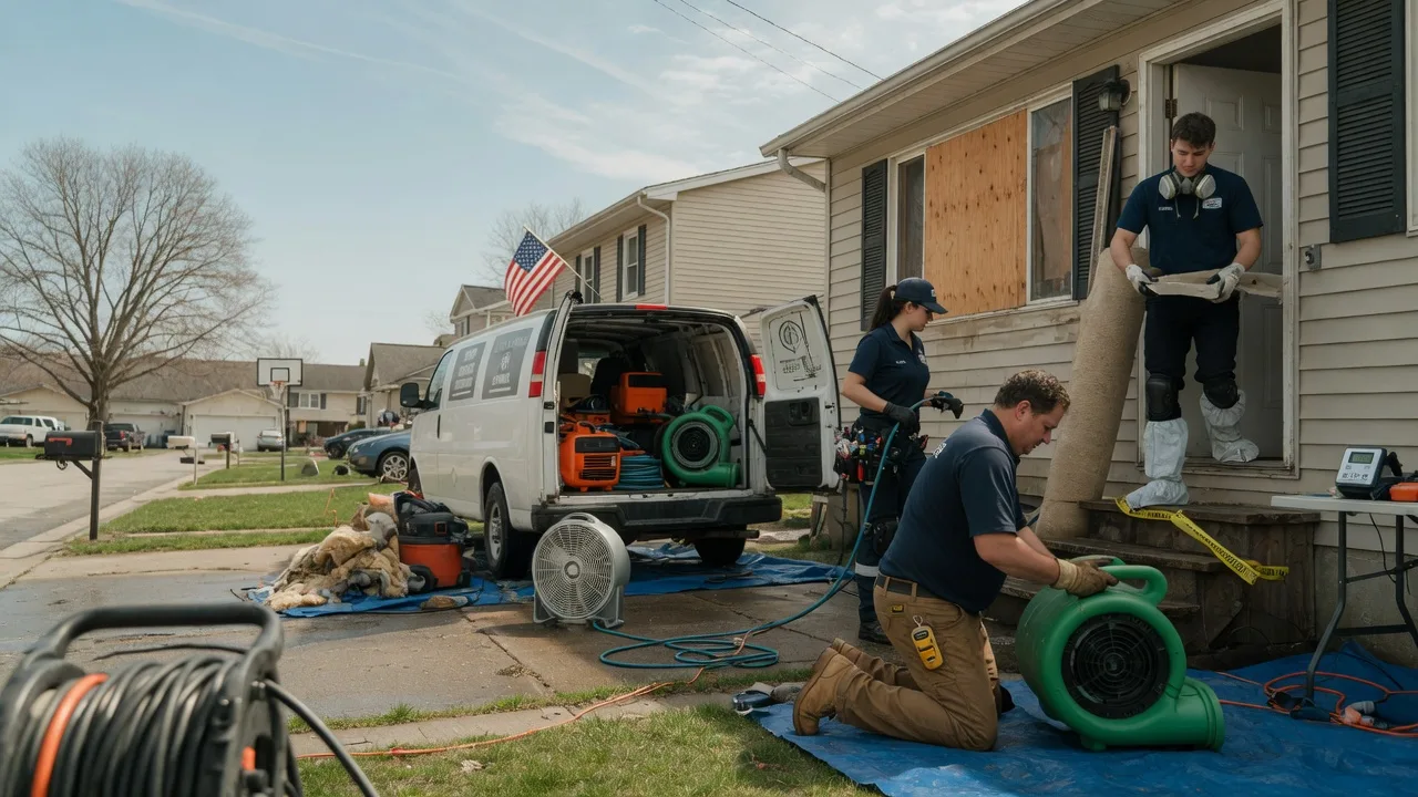 Water Damage Restoration in Round Top, TX near me